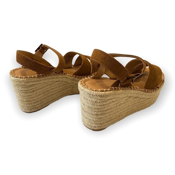 Soludos Espadrilles Wedge Sandals Brown Suede, Size 8.5, NWT - Picture 6 of 15